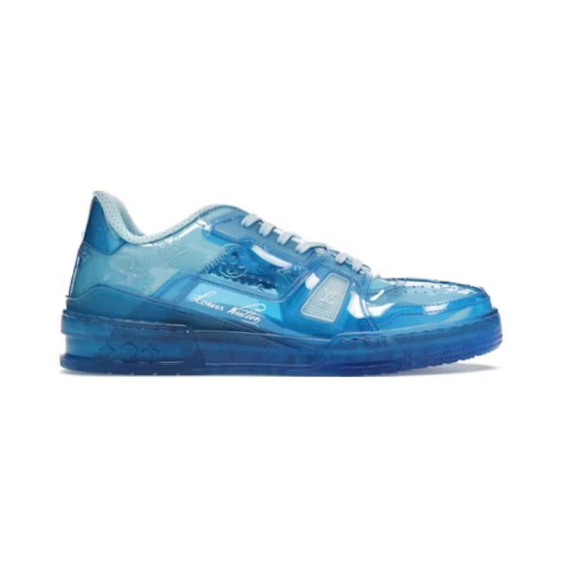 Louis Vuitton See Through Trainers Blue 8