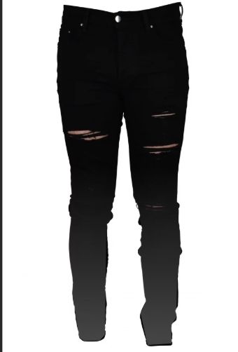Amiri Black Ripped Jeans 34