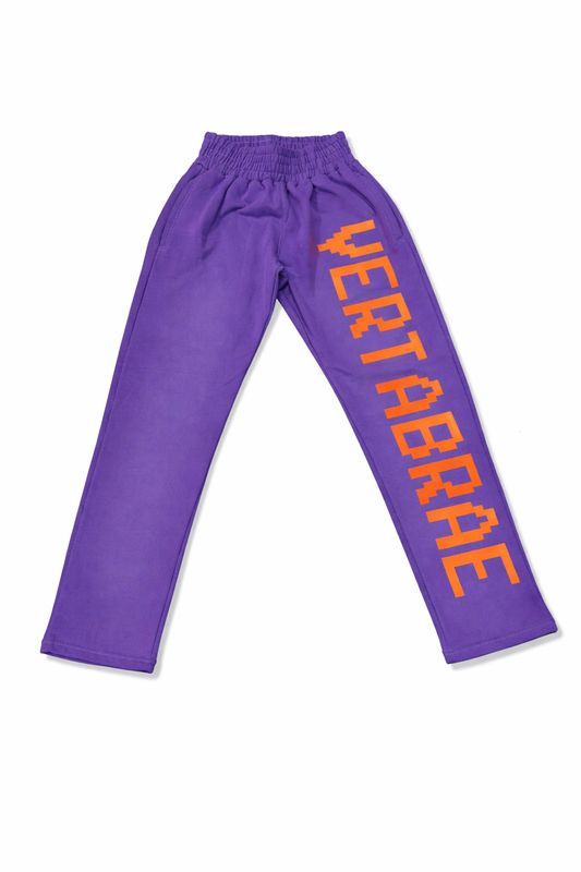 Vertabrae  Purple/Orange Sweatpants