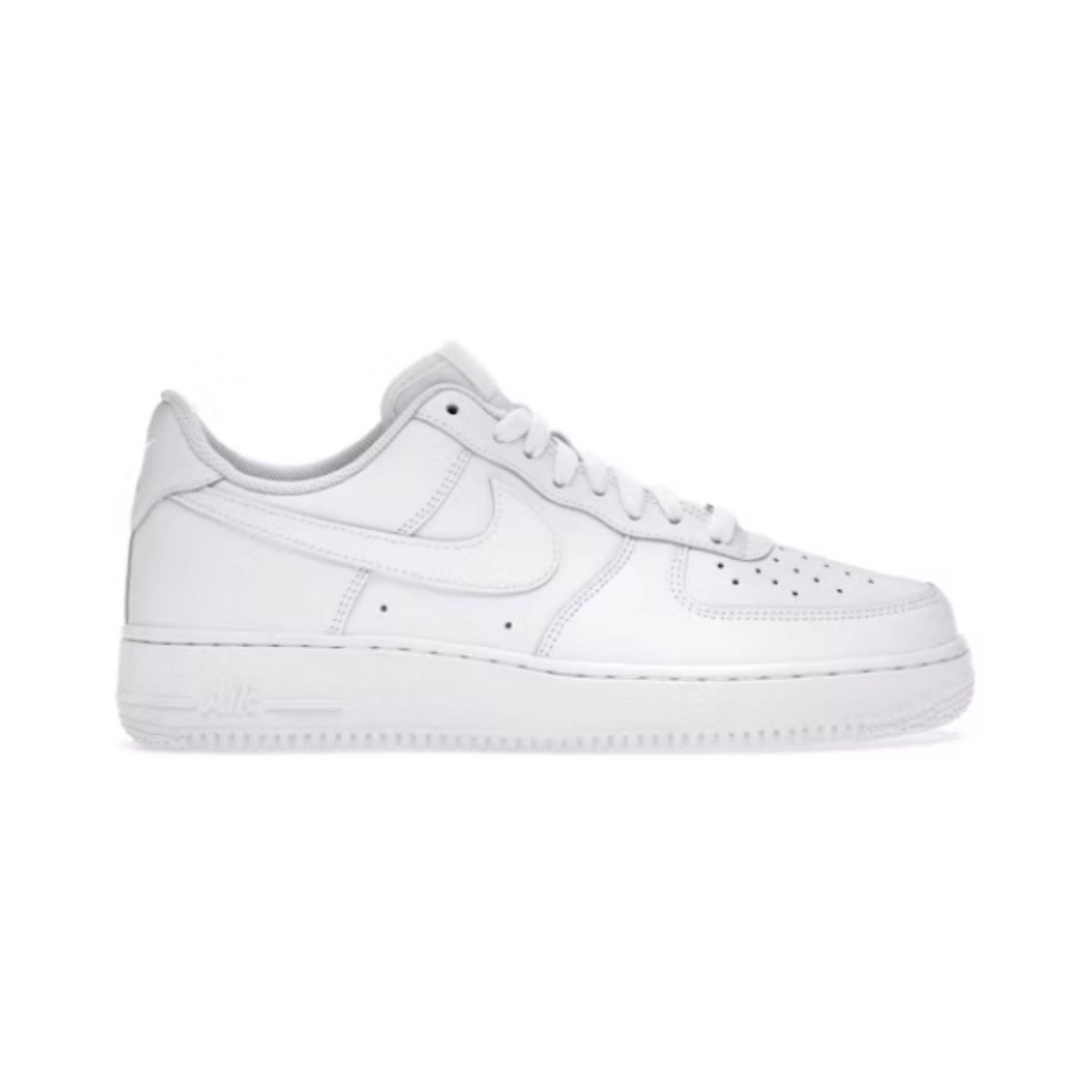 Nike Air Force 1 Low Top Shoes White  7.5