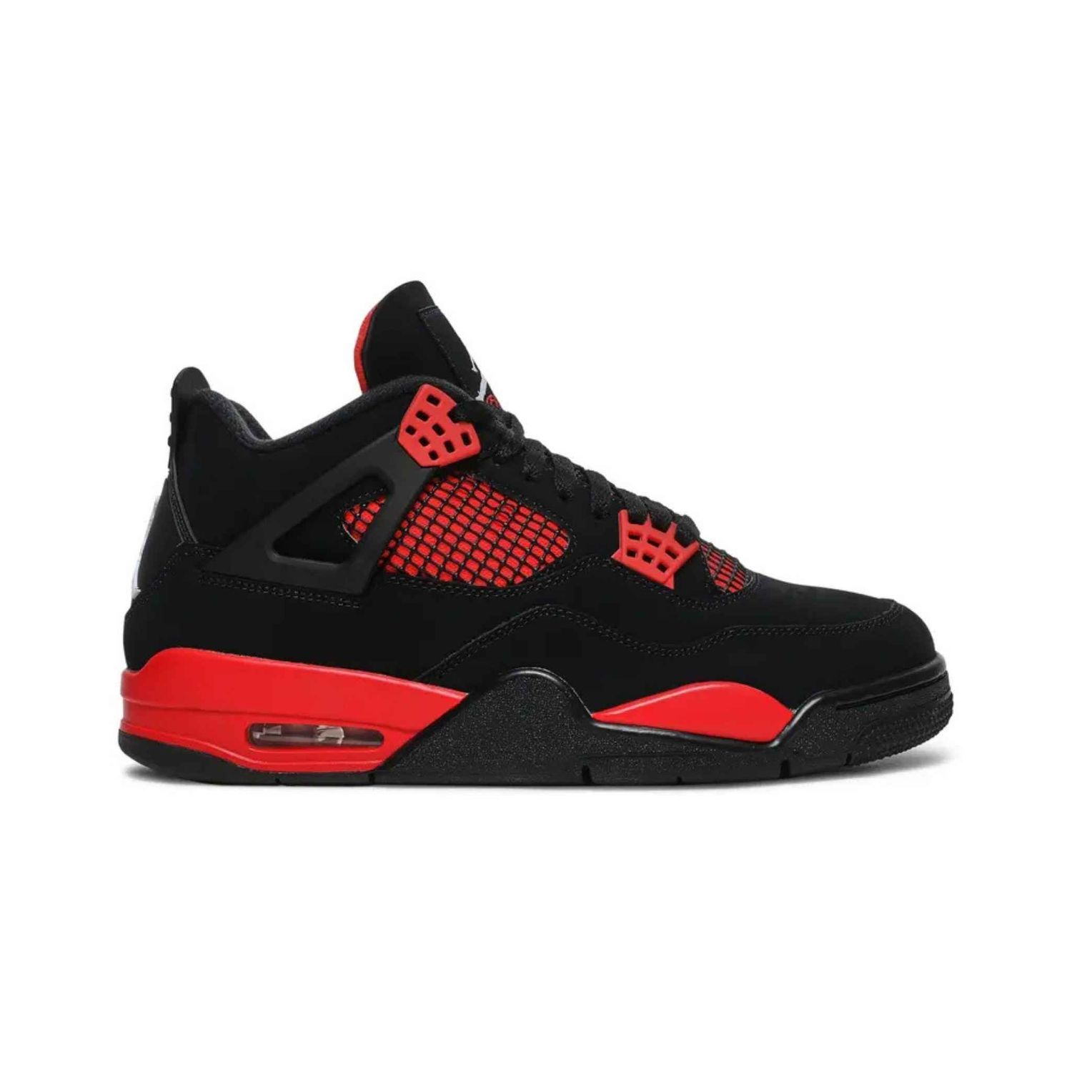 Jordan 4 Retro Red Thunder Black/University Red Shoes 10