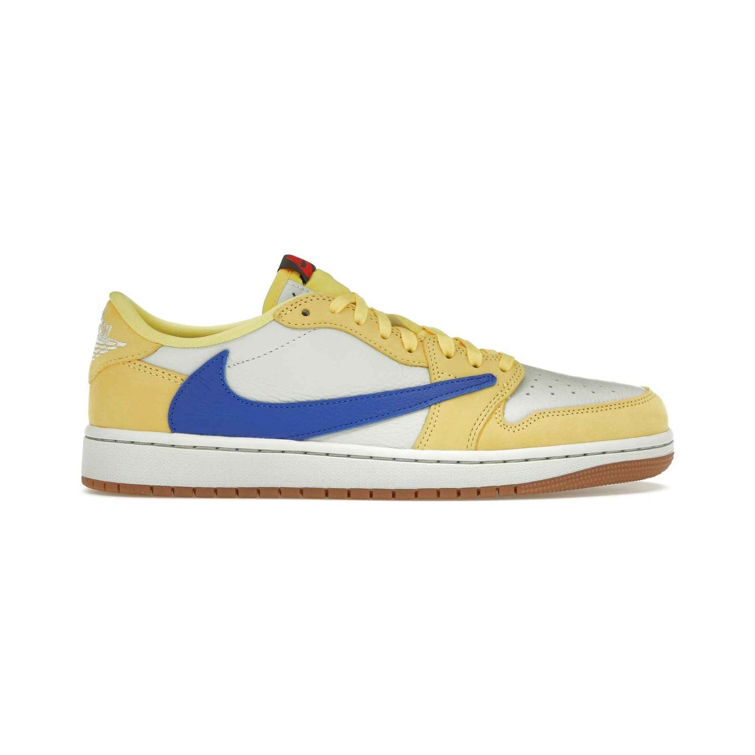 Jordan 1 Retro Low Top Travis Scott Womens Shoes Canary 11