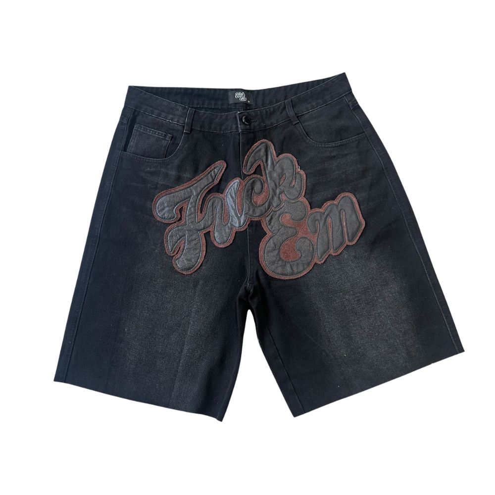 Fuck Em Patch Shorts Brown/Black 36