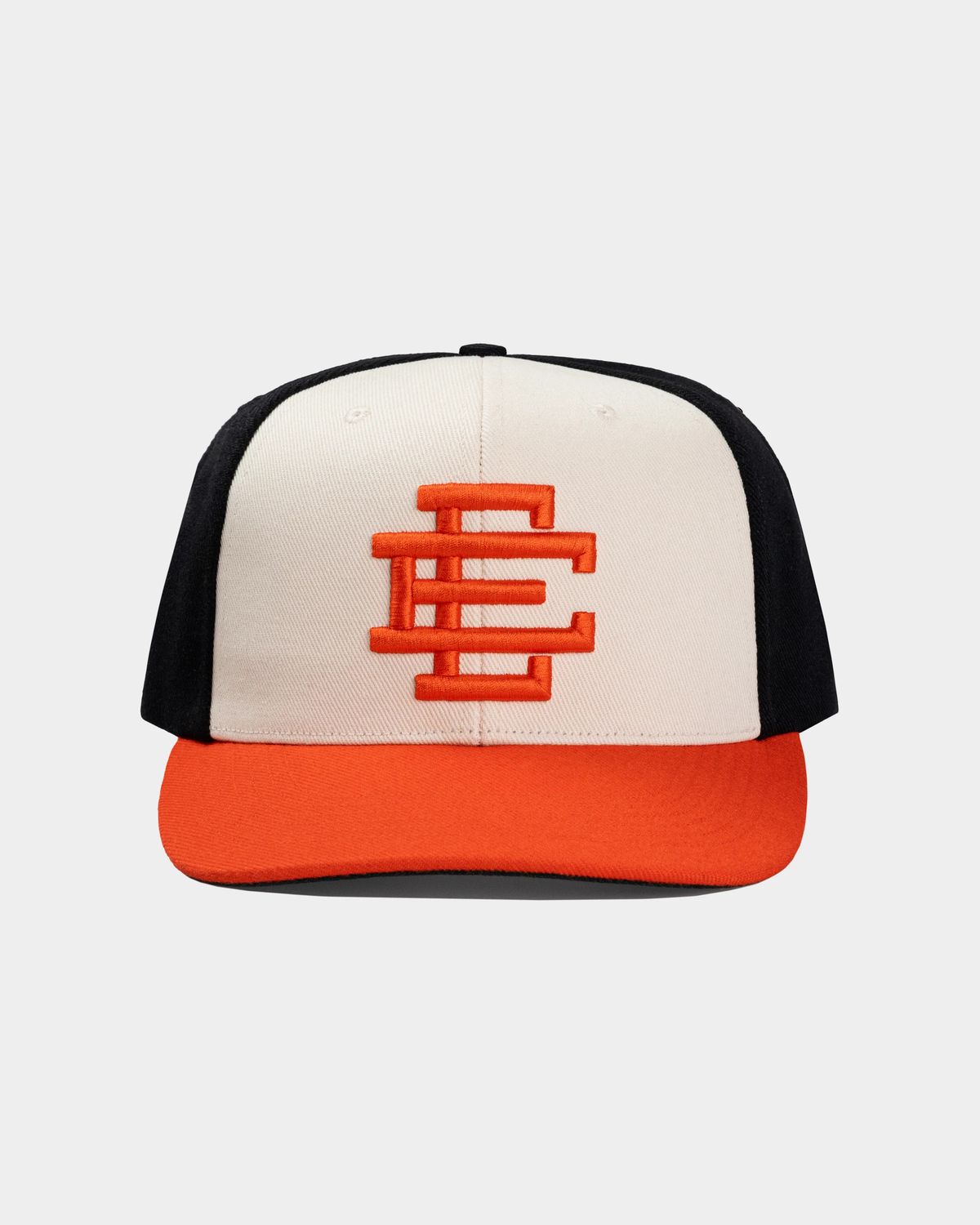 Eric Emanuel Hat Orange/White/Black O/S
