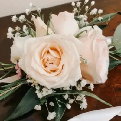 Customizable Corsage + Boutonnière Duo
