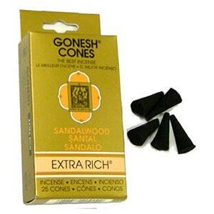Gonesh Incense Cones - Sandalwood