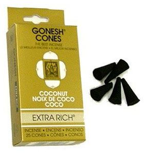 Gonesh Incense Cones -  Coconut