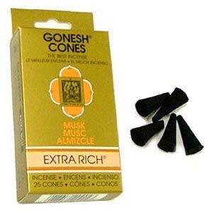 Gonesh Incense Cones - Musk
