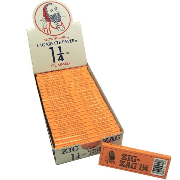 Zig Zag Orange 1 1/4 Papers