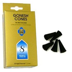 Gonesh Incense Cones - #8- Spring Mist