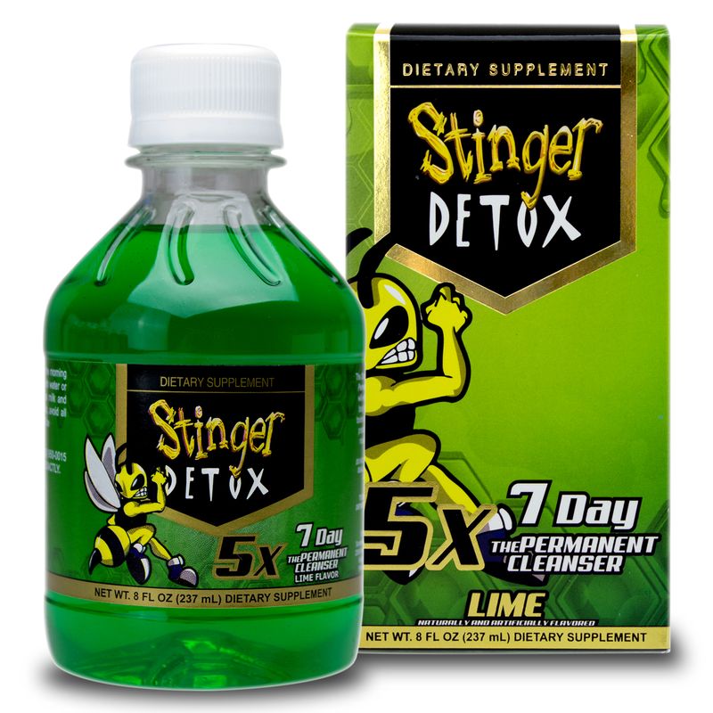 Stinger Detox - 5x 7 Day Permanent Cleanser - Lime