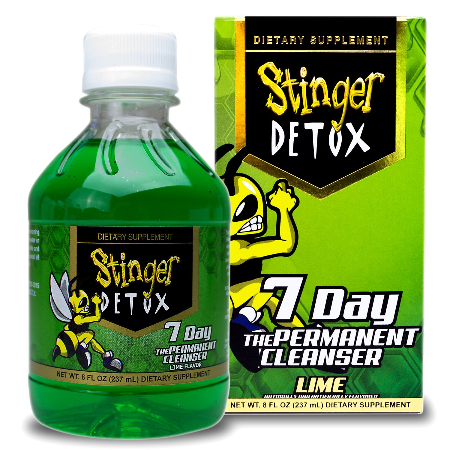 Stinger Detox - 7 Day Permanent Cleanser - Lime