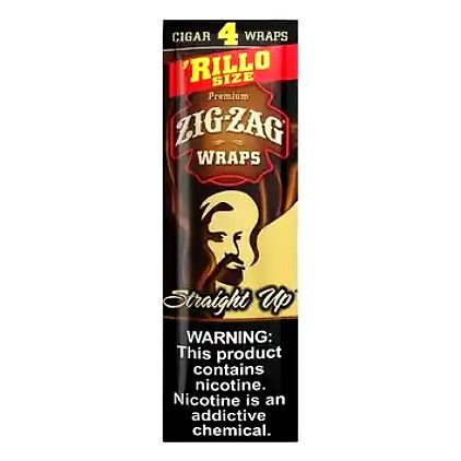Zig Zag Rillo Size 4pk -  Straight Up