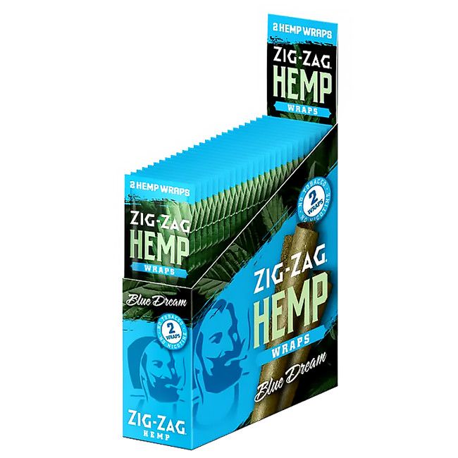Zig Zag Hemp Wrap 2pk - Blue Dream