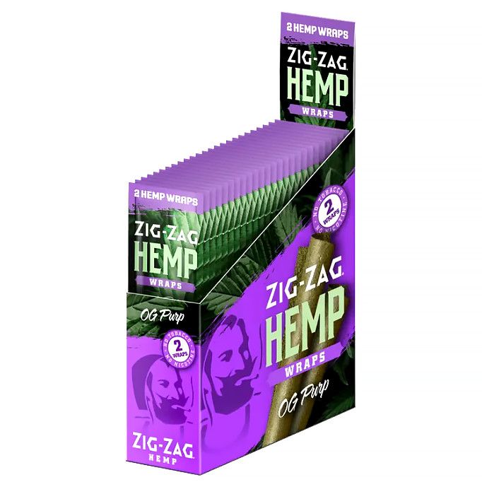Zig Zag Hemp Wrap 2pk - OG Purp