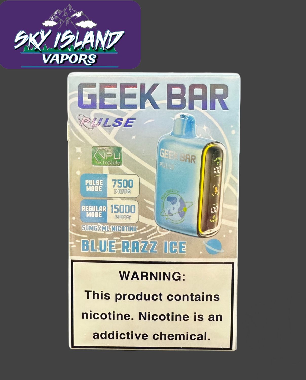 Geek Bar Pulse Blue Razz ❄ Geek Bar Pulse Blue Razz ❄