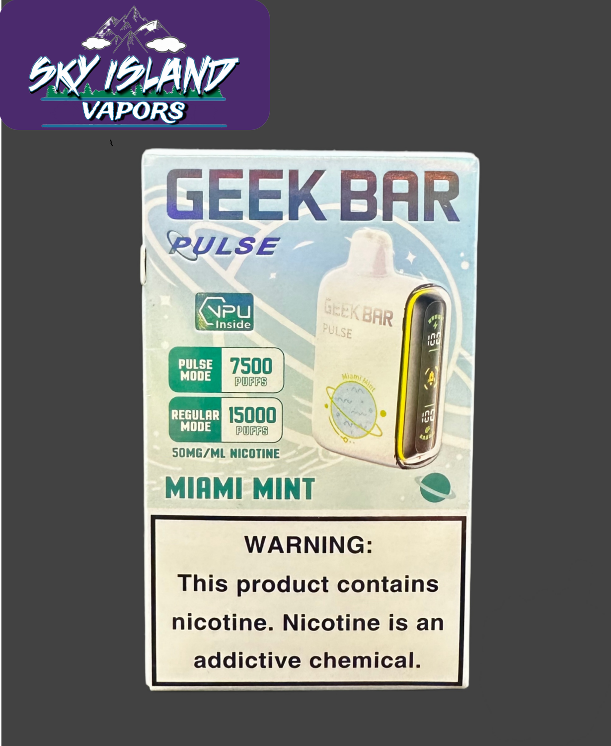 Geek bar Pulse Miami Mint Geek bar Pulse Miami Mint