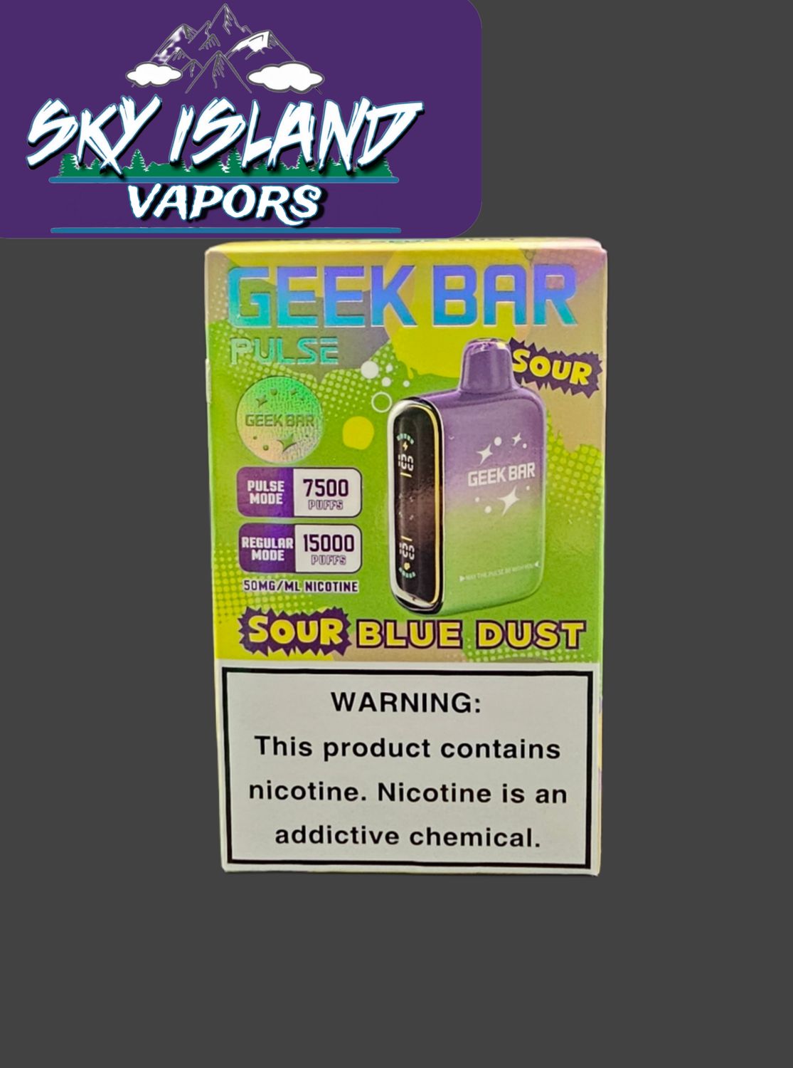 Geek Bar Pulse Sour Blue Dust