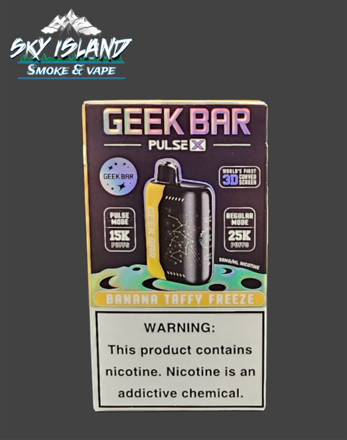 Geek Bar Pulse X Banana Taffy Freeze