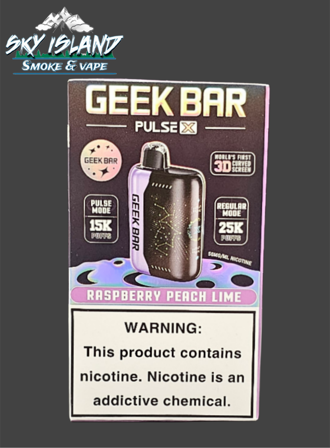 Geek Bar Pulse X Raspberry Peach Lime Geek Bar Pulse X Raspberry Peach Lime