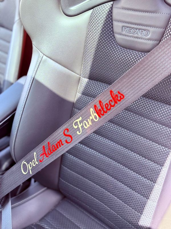 Gurt Text Mehrfarbig