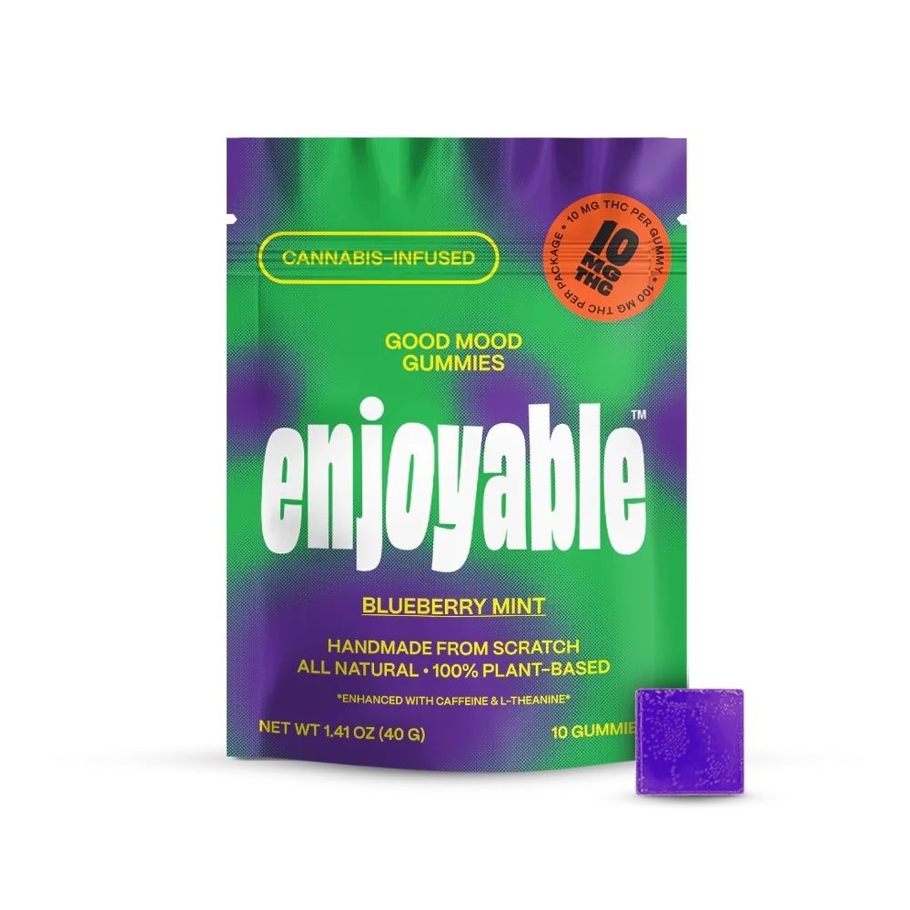 10 MG THC GUMMIES, 10 PK, Quantity: 1, FLAVOR: BLUEBERRY MINT