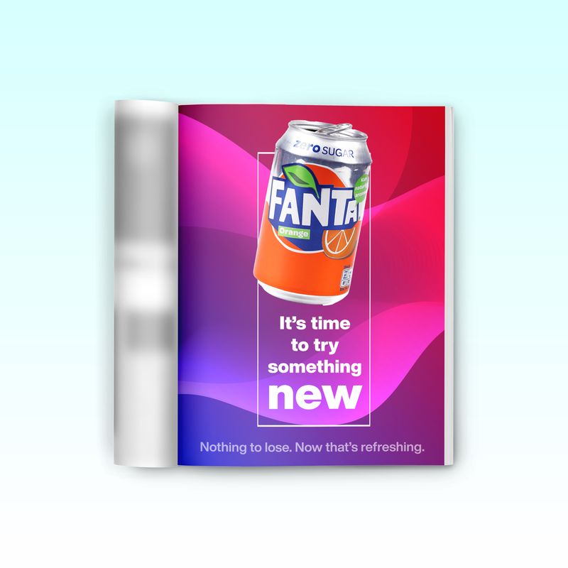 Full-page color advertisement