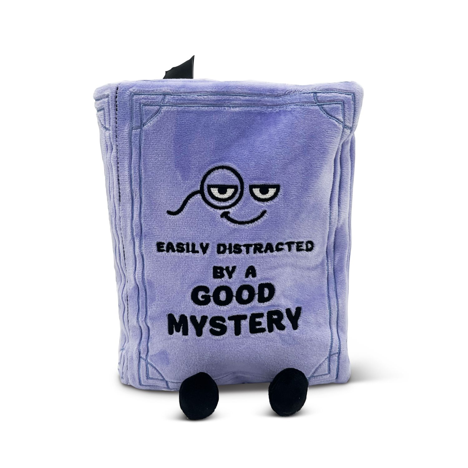 &quot;Easily Distracted by a Good Mystery&quot; Book Plush