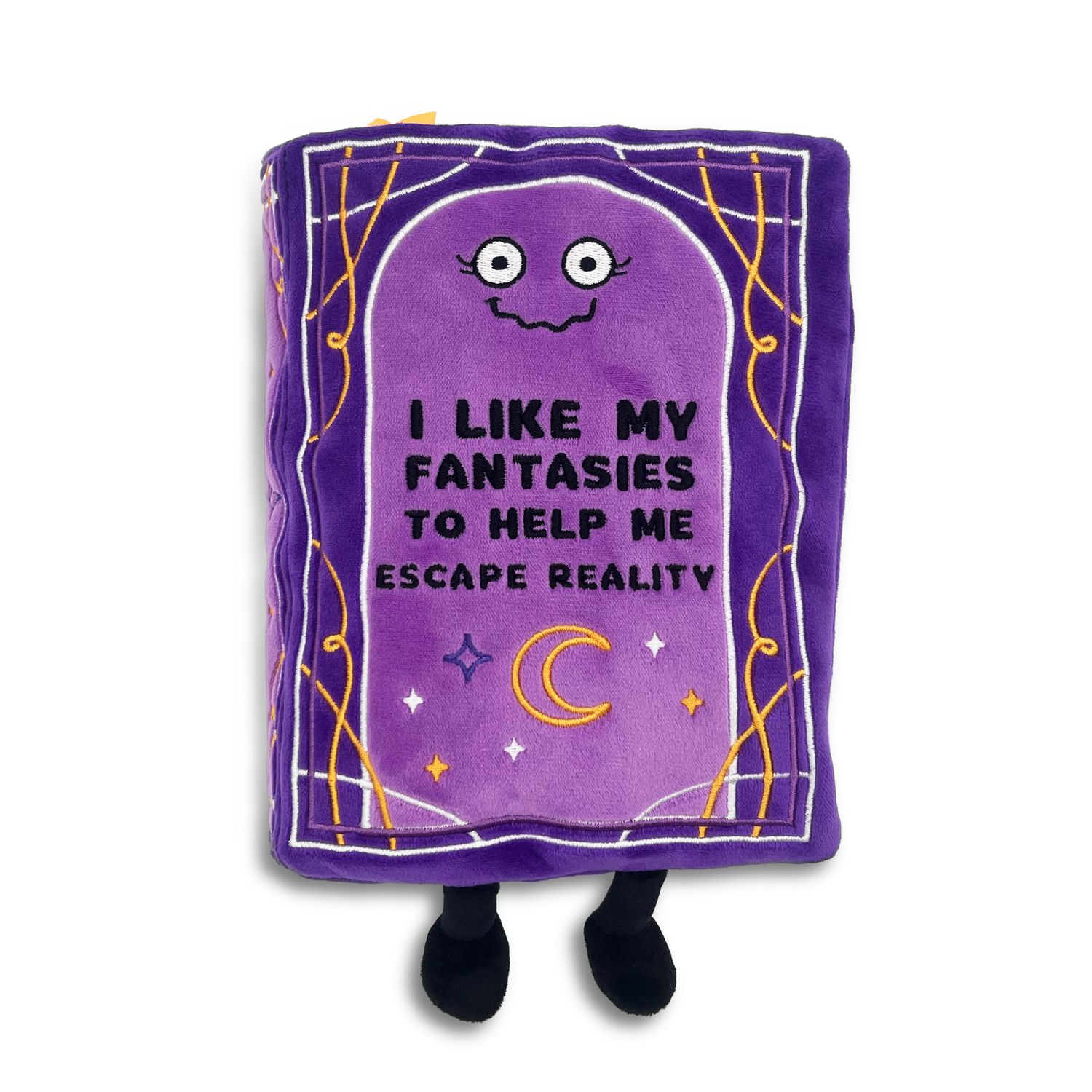 &quot;I Like My Fantasies to Help Me Escape Reality&quot; Book Plush