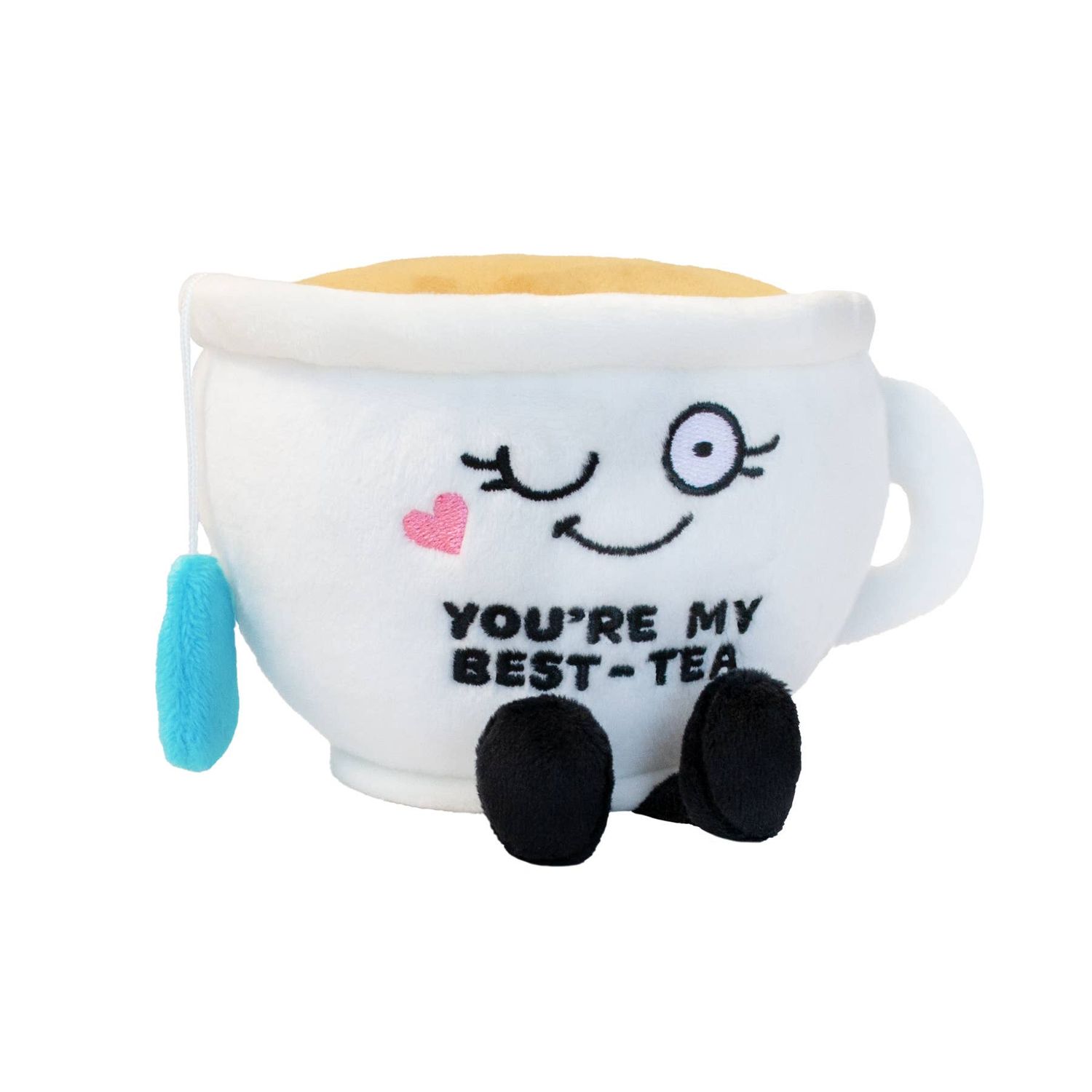 &quot;You&#39;Re My Besttea&quot; Plush Gift  Soft Toy Funny Cute Stuffed
