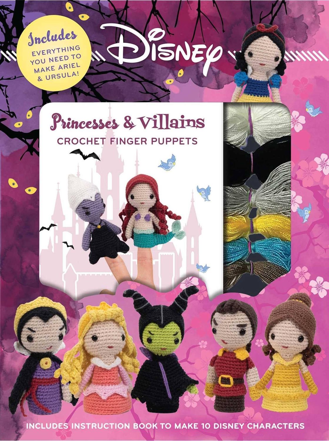 Disney Crochet Finger Pup (Princesses And Villans)