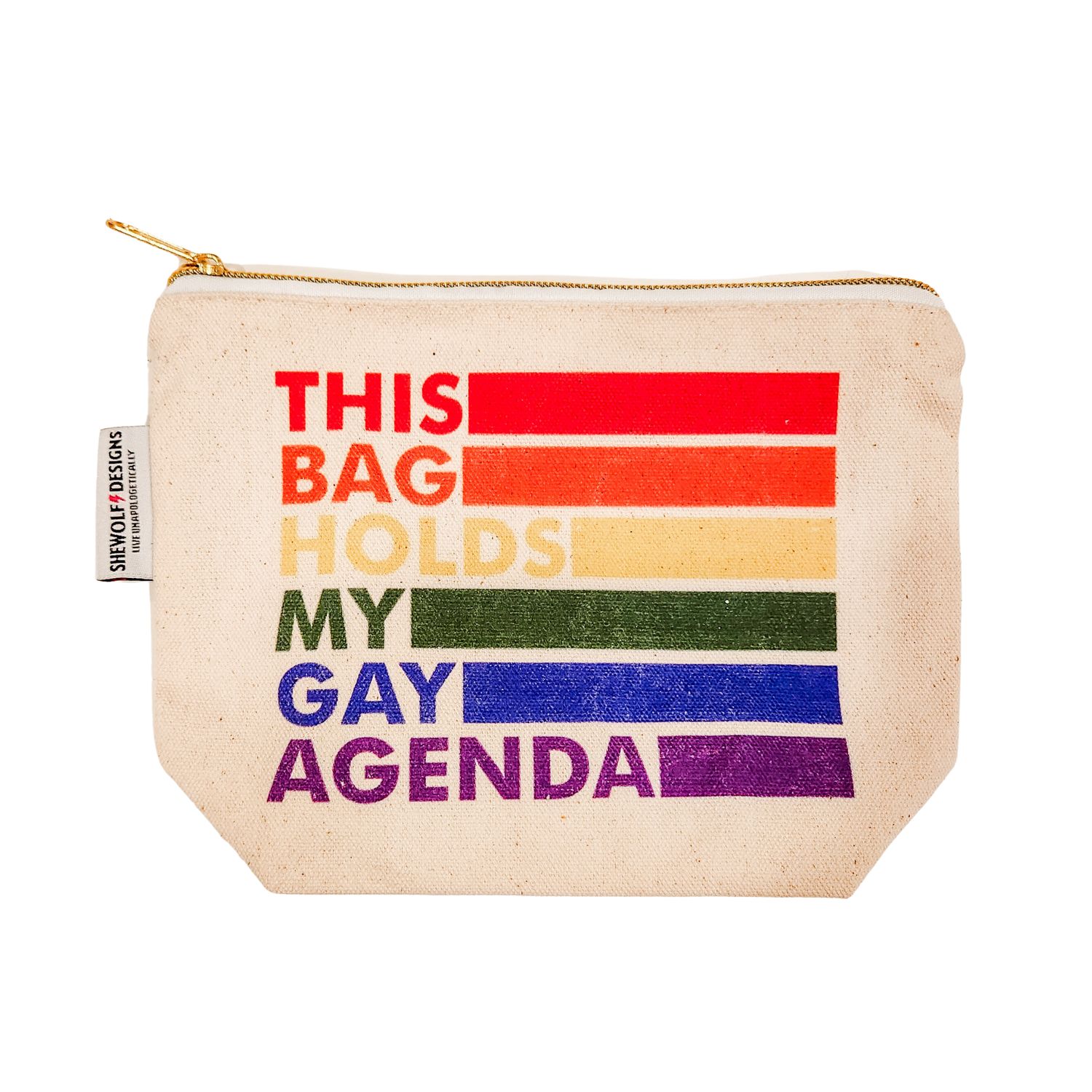 Pouch: &quot;My Gay Agenda&quot; LGBTQ+ Pride Accessory