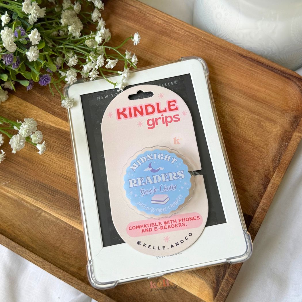 Reader Kindle accessories | bookish kindle grip | kindle