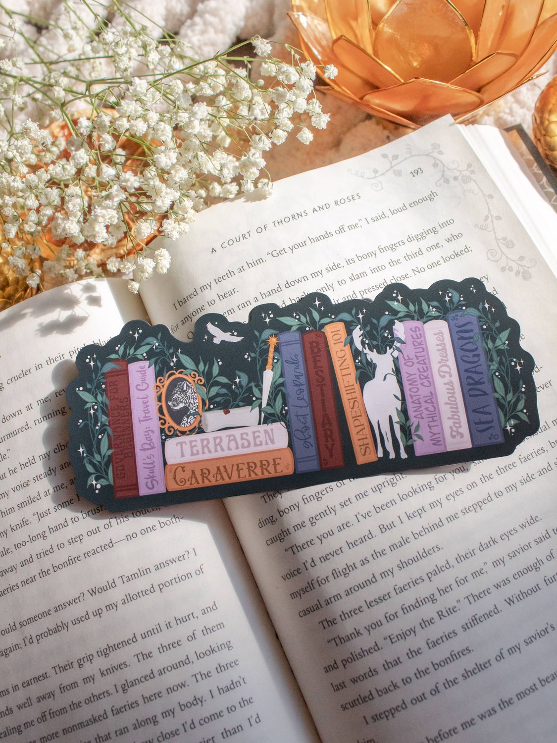 Lysandra&#39;s Bookshelf Bookmark | Throne of Glass