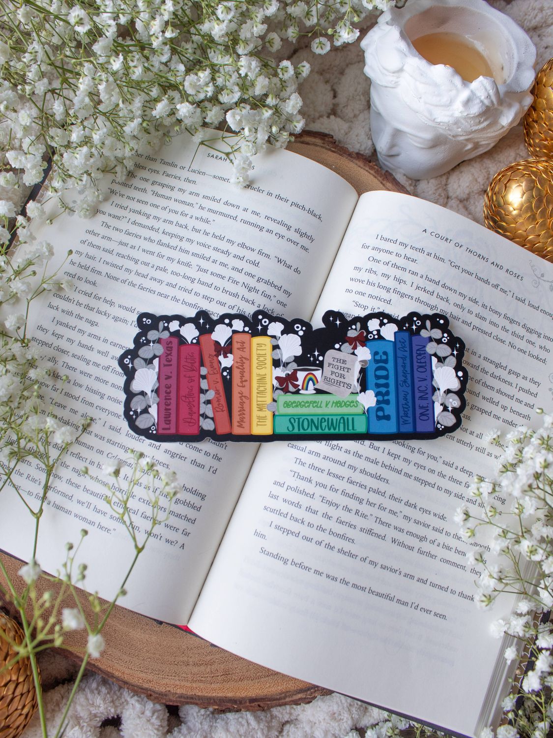 Pride History Die Cut Bookmark | Soft Touch
