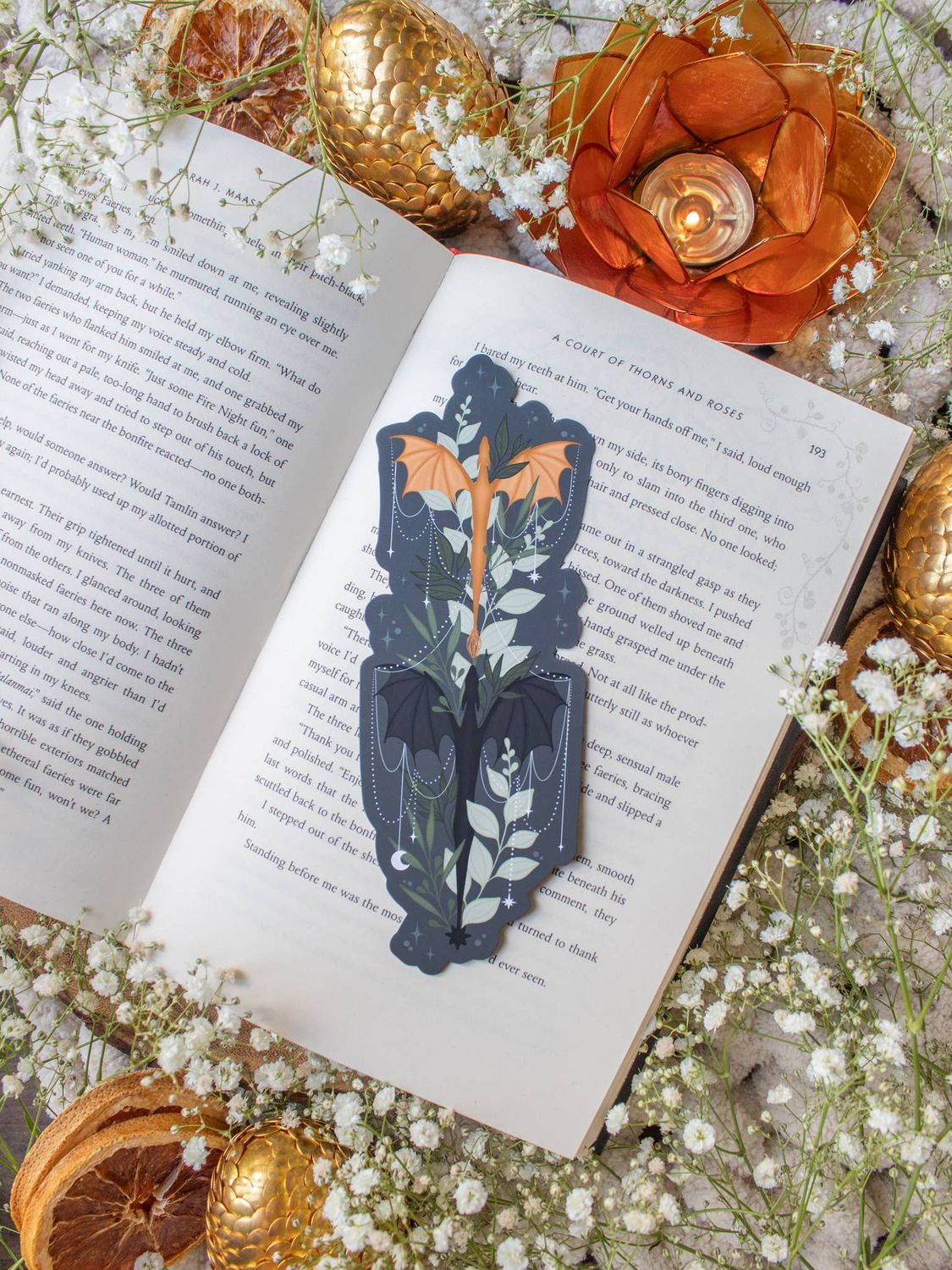 Fourth Wing Tairn and Andarna Bookmark