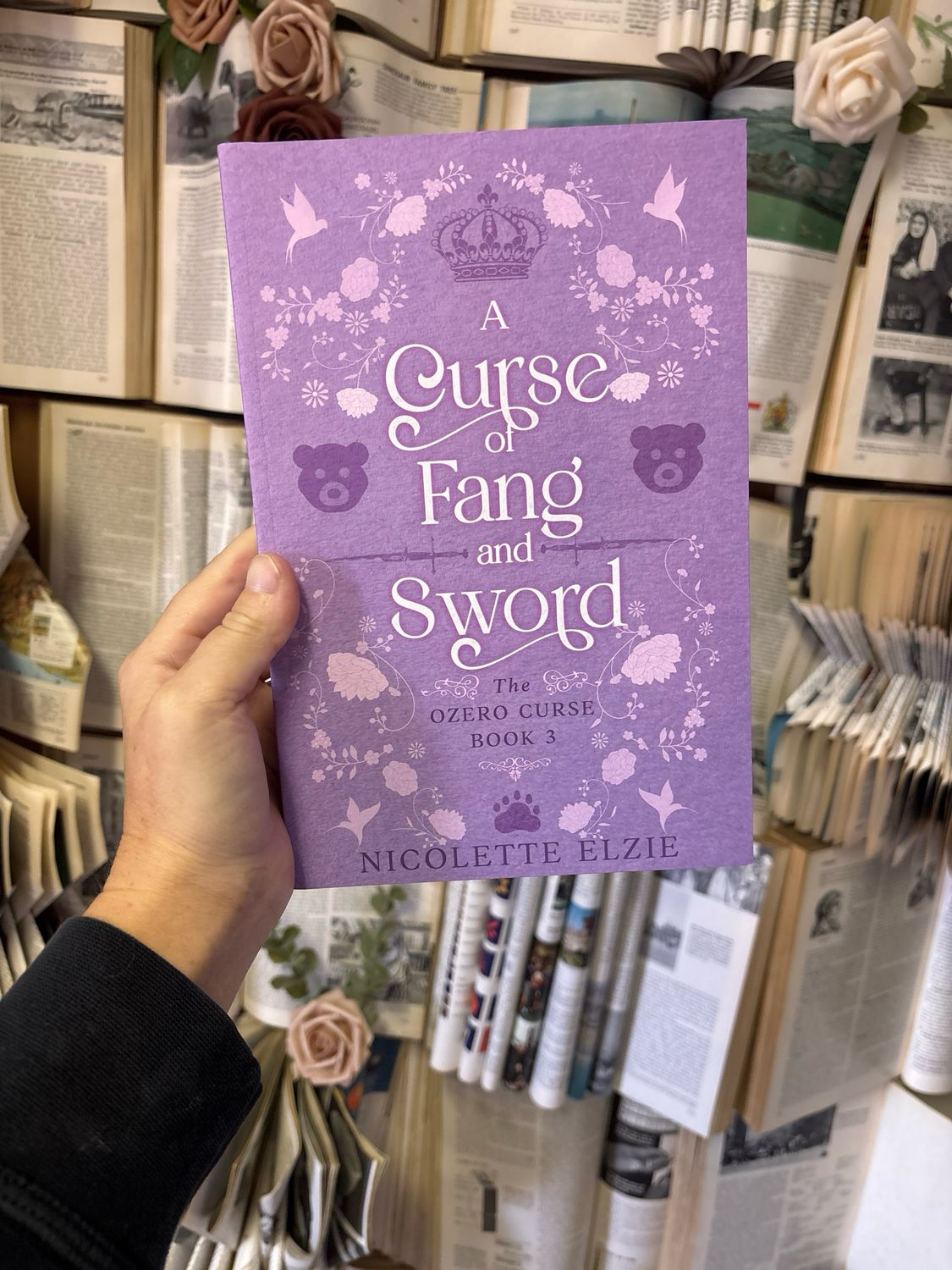 a curse of fang and sword- nicolette elzie *SIGNED*