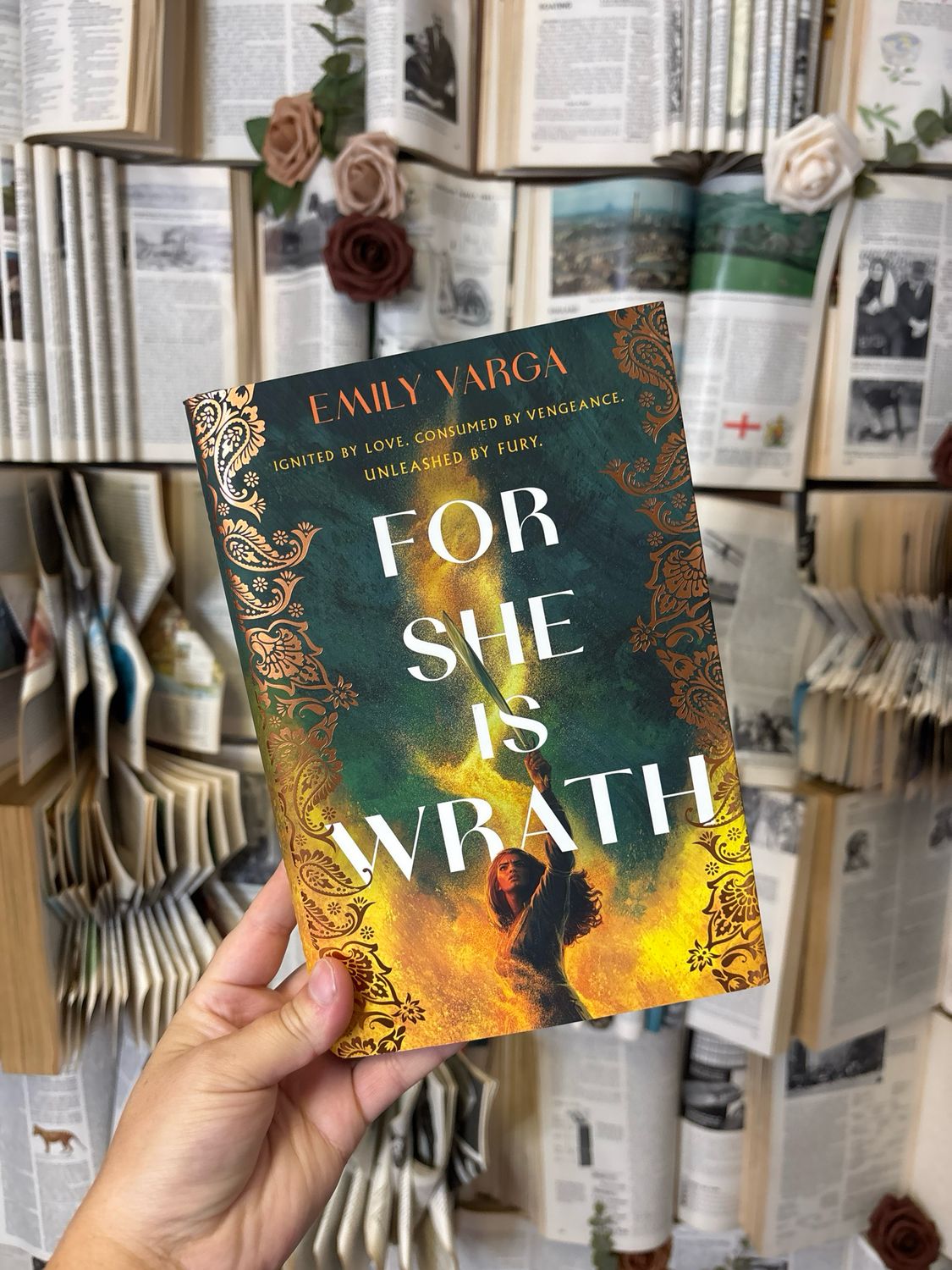 For She Is Wrath - by Emily Varga (Hardcover)