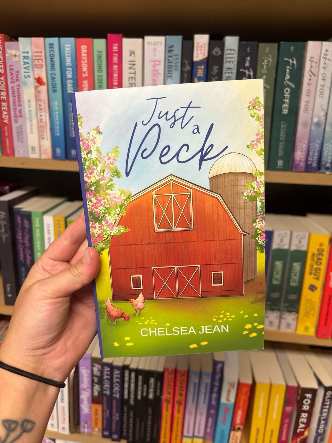 just a peck- chelsea jean SIGNED