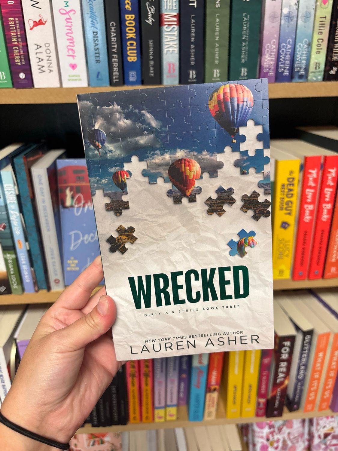 Wrecked - (Dirty Air) by Lauren Asher (Paperback)