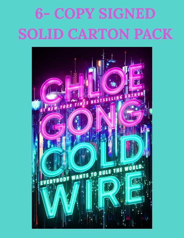 Coldwire 6-Copy Signed Solid Carton Pack by Chloe Gong