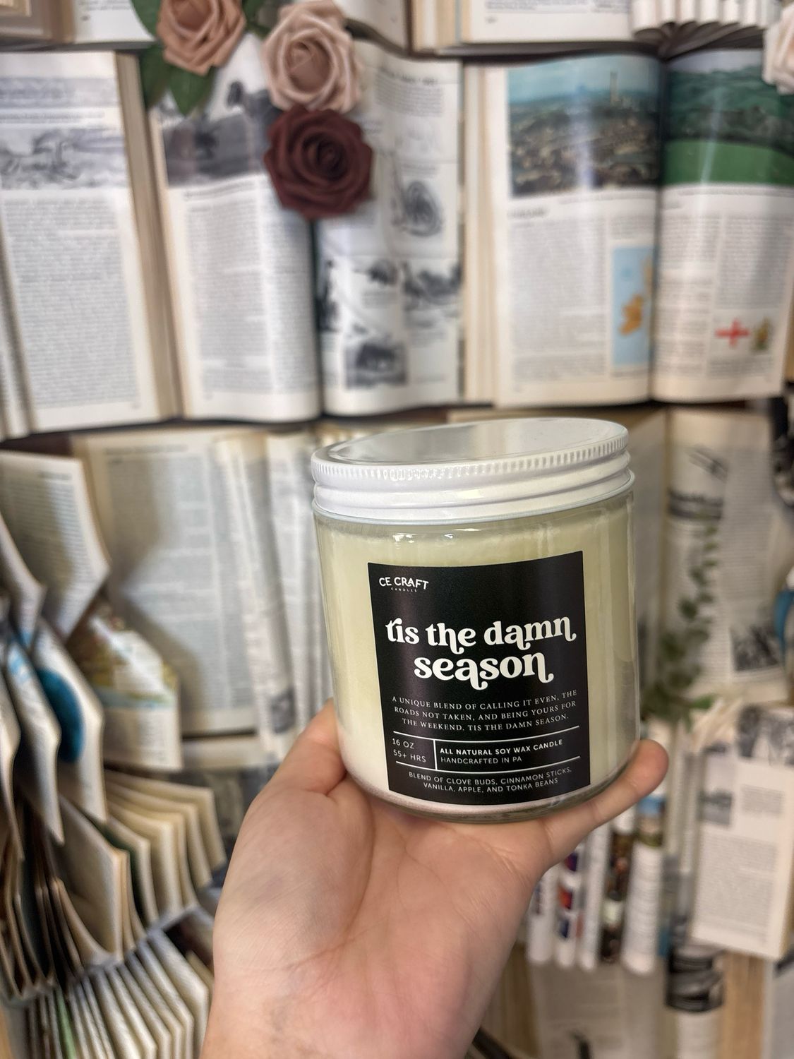 tis the season candle