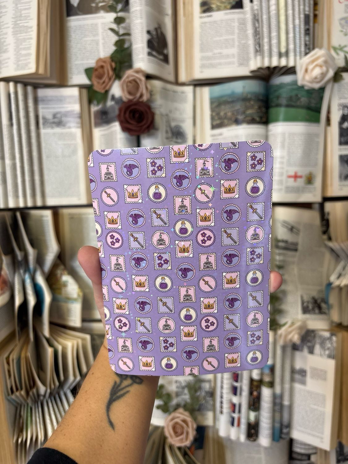 Purple Fantasy Vibes Kindle Insert