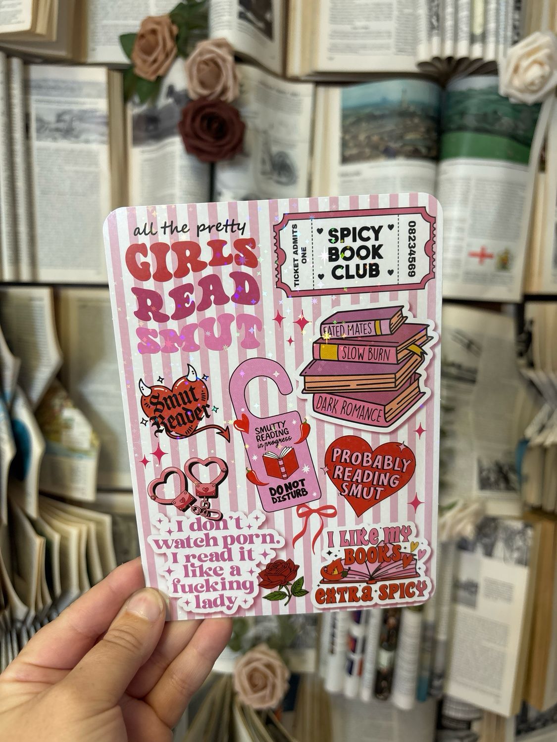 Girls Read Smut Kindle Insert