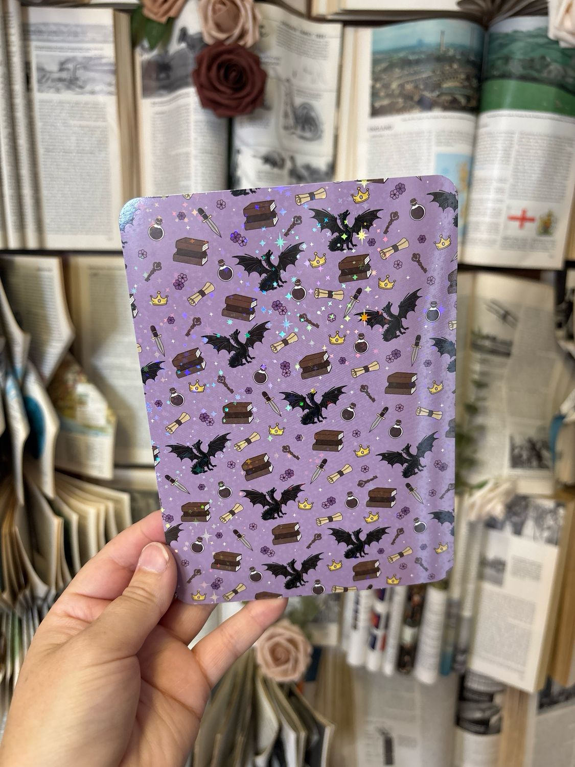 Purple Fantasy Kindle Insert