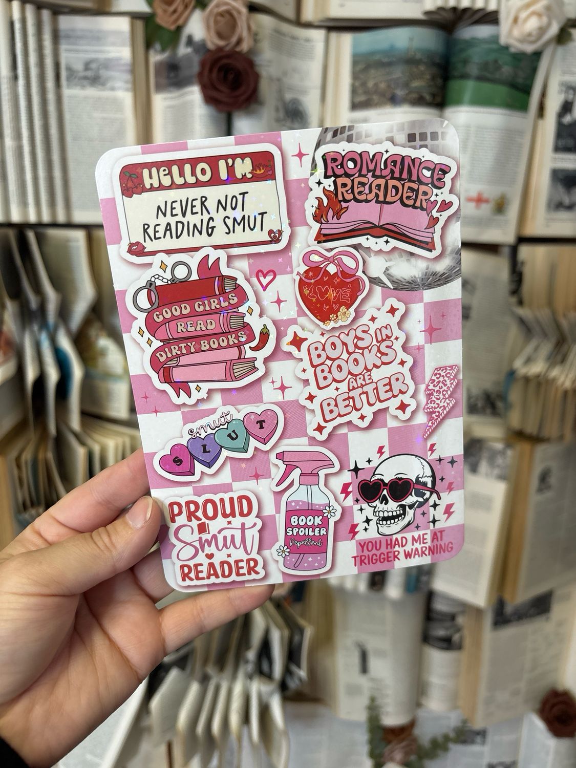 Romance Reader Kindle Insert