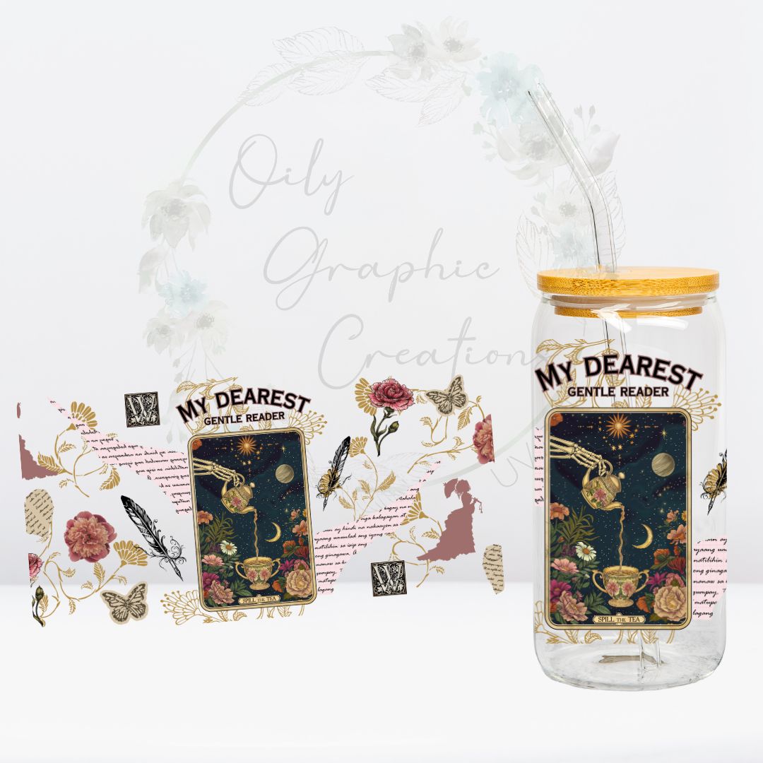 My Dearest Spill the Tea-16oz Oz Frosted Tumbler