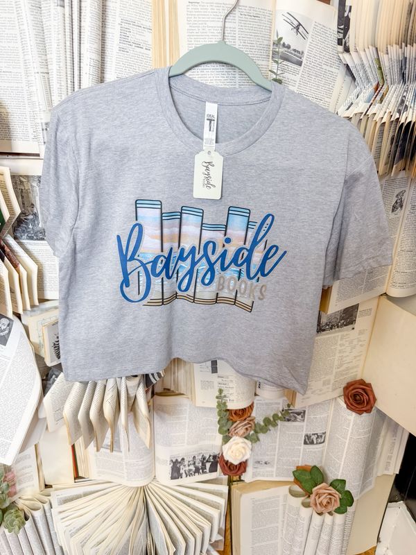 Cropped Bayside Books tee
