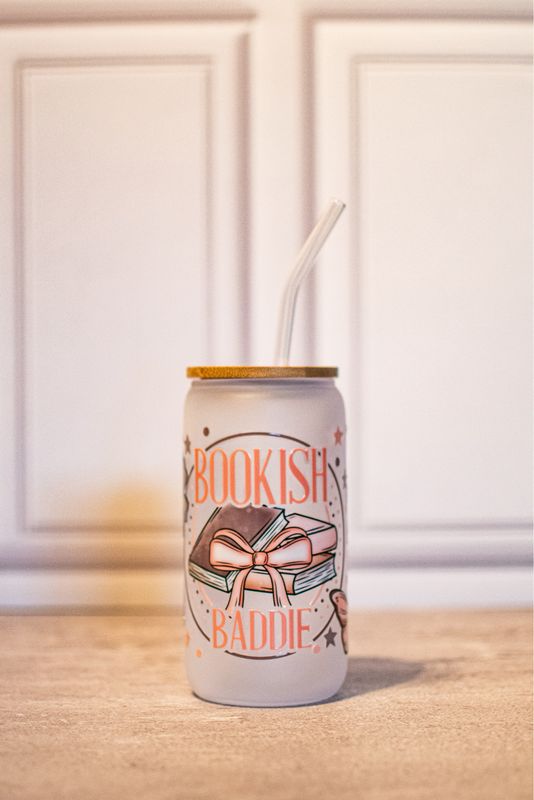 Bookish Baddie-16oz Frosted Tumbler