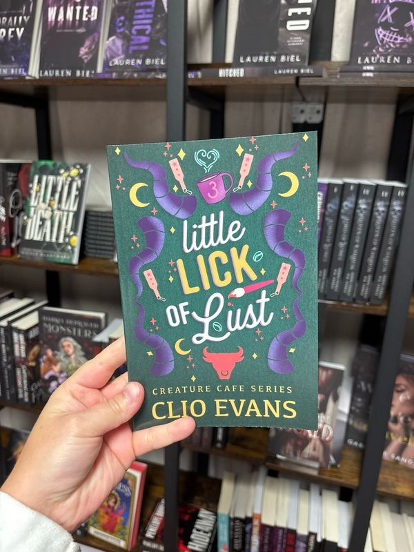 Little Lick of Lust (MF Monster Romance)- signed- clio evans